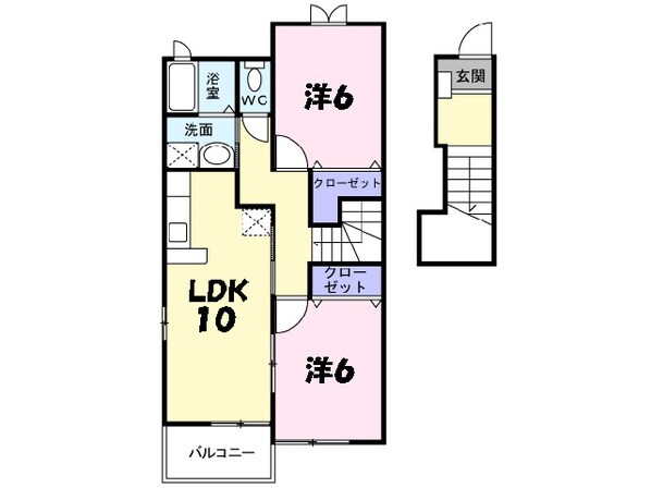 プリマヴェーラ参番館の物件間取画像